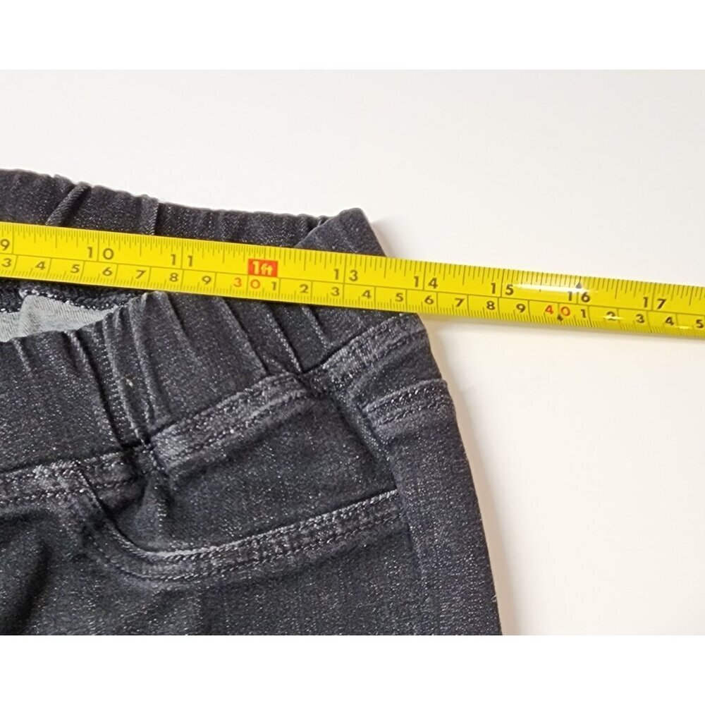 EILEEN FISHER Black Denim Skinny Jeans With Elastic Waistband - Picture 9 of 13